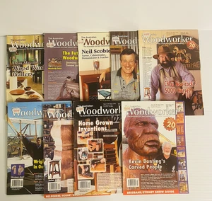The Australian Woodworker Wood Magazine Bundle x10 2005-06 Craft Woodwork Lot - Picture 1 of 20