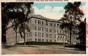 Haverhill Massachusetts Haverhill High School Antique PC Unposted - Picture 1 of 2