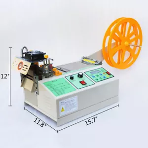 Automatic Digital Cutter Tape Belt Cutting Machine Hot & Cold Dual Purpose 280W - Picture 1 of 7
