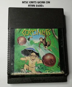 COCONUTS ATARI 2600/7800/2600+ TELESYS 1001 Cart only/working NTSC COCO NUTS - Picture 1 of 9