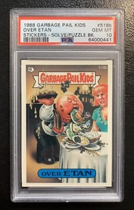 1988 Garbage Pail Kids OS13 Over Etan 518b PSA 10 GEM MINT-RARE GEM CARD!! TWT - Picture 1 of 3