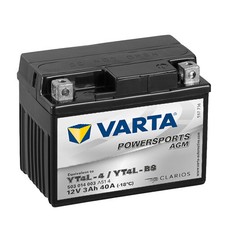 Battery Suzuki RG 80 Gamma NC11A manufactured 1990 Varta YB4L-B/YT4L-4 AGM Sealed