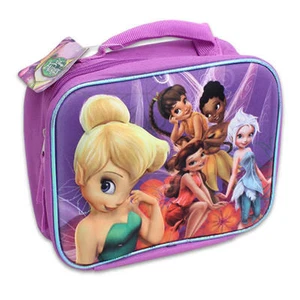 Lunch Bag Insulated Pop Out 3D Disney Tinkerbell Fairy Violet New - Picture 1 of 6