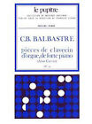 Cb Balbastre Pieces De Clavecin D Orgue De Forte Piano Curtis Heugel
