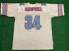 Vintage Mitchell & Ness Earl Campbell #34 Houston Oilers 1980 Jersey Sz 25x33