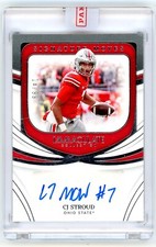 C.J. Stroud 2022 Immaculate Collection Signature Moves RC auto /99 Ohio State
