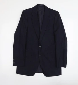 Chaqueta Traje Chaqueta de Lana a Rayas Azules Marks and Spencer para Hombre Talla M Regular - Imagen 1 de 10