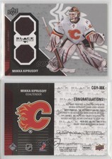 2011-12 Upper Deck Black Diamond Dual Jerseys Miikka Kiprusoff #CGY-MK