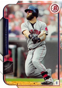 Mike Napoli 2015 Bowman baseball base card #117 Boston Red Sox - Picture 1 of 2