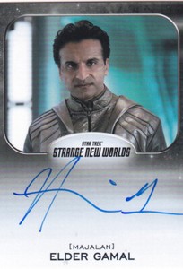 Star Trek Strange New Worlds Autograph Card Huse Madhavji as Elder Gamal