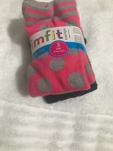 NEW Little Girls Trimfit 3Pack. Size7.5-11.5. 75%Cotton,23% Polyester 2%Spandex - Picture 1 of 5