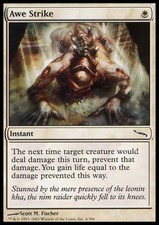 4x Awe Strike NM MTG Mirrodin