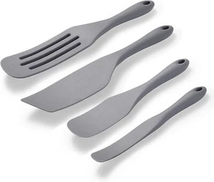 Silicone Spurtle Set, Silicone Spatula Set, Heat Resistant Cooking Utensil - Picture 1 of 8