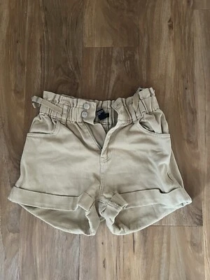 Pantalones cortos de mezclilla de alto desperdicio Foto 1 de 2