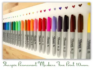 Sharpie Fine Point Permanent Single Marker Pen Choose Colors - Picture 1 of 33