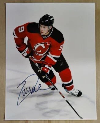 ZACH PARISE Signed Autographed 11x14 Photo New Jersey Devils +COA W/PROTECTOR - Image 1 of 2