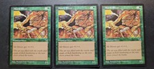 3 MUSCLE SLIVER English MTG Slivers LP MTG x3 Tempest Green