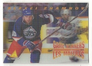 1995-96 Pinnacle McDonald's Game Winners - #3 - Alexei Zhamnov - Jets