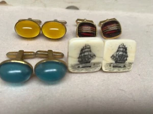swank cufflinks vintage lot - Picture 1 of 8