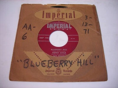 w РУКАВ Fats Domino Troubles of my Own / Blueberry Hill 1956 45 об/мин EP - Изображение 1 из 4