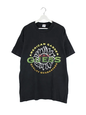 Guess 90s Vintage Print Single Stitch T-Shirt Schwarz XL Herren - Bild 1 von 4