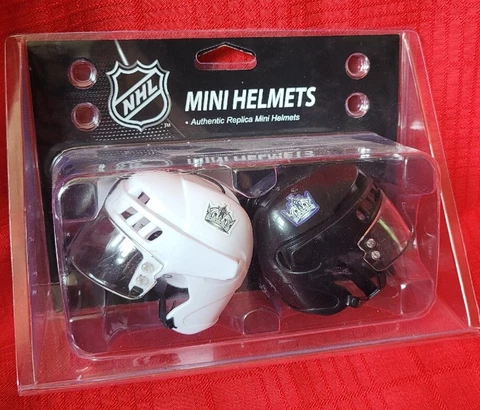 NHL AUTHENTIC REPLICA LOS ANGELES KINGS🔥 MINI HELMETS Rear View Mirror Danglers Cover