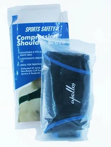 Compression Shoulder Brace Sports Safety All Sizes Adjustable Left Right Arm - Picture 1 of 3