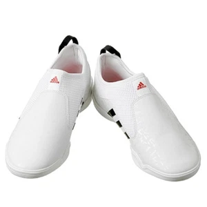 Adidas Taekwondo shoes/Footwear/Indoor shoes/martial arts shoes/ADI-BRAS16/WH/BK - Picture 1 of 3