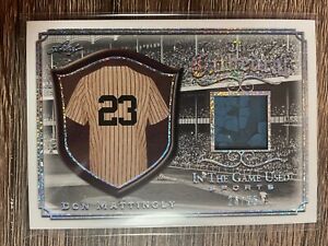 DON MATTINGLY 2022 Leaf In The Game Used The Cathedral Relic #24/25