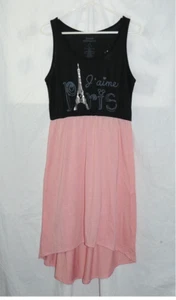 Disneyland Disney Epcot France J'aime Paris High-low dress, sz L, GUC - Picture 1 of 1