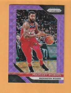 Markieff Morris Washington Wizards 2018-19 Prizm Purple Wave Kansas Jayhawks 5W - Picture 1 of 2