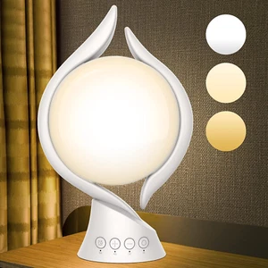 Light Therapy Lamp 10000 Lux, Uv-Free Therapy Light with 5 Brightness, 3 Color T - Picture 1 of 12