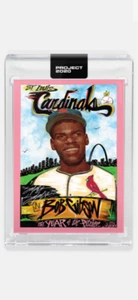 TOPPS PROJECT 2020 CARD 1959 ST LOUIS CARDINALS BOB GIBSON #124 by KING SALADEEN - Picture 1 of 2