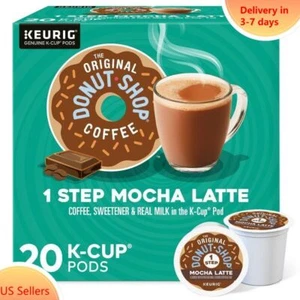 The Original Donut Shop Latte Mocha Dark Roast - Keurig K-Cup Coffee Pods - 20ct - Picture 1 of 5