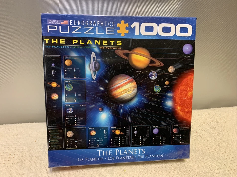 The Planets Jigsaw Puzzle Space Astrology 1000 Piece EuroGraphics USA - Image 1 of 4