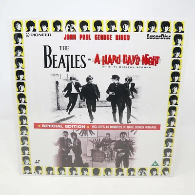 1995 THE BEATLES IN A HARD DAY'S NIGHT SPECIAL EDITION LASER DISC LASERDISC PAL - Image 1 of 4