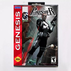 The Punisher Game Cartridge 16 bit MD Game Card With retail Box for Sega Genesis