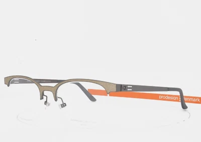 Prodesign Denmark Eyeglasses Half Rimless Screwless Hinge 6151 1421 KJ 52-19-145 - Image 1 of 4
