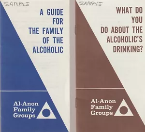 2 Al-Anon booklets from 1973, Alcoholics Anonymous related, twin booklets - Foto 1 di 4