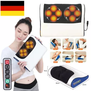 Massagekissen Shiatsu Nacken Schulter Rücken Elektrische Wärmefunktion Auto/ Hau - Bild 1 von 11