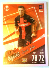 Match Attax CL/EL 2023/24 New Signing card GRANIT XHAKA of Bayer Leverkusen