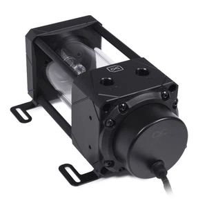 Alphacool 13327 Blocco di acqua Acetale Alluminio Vetro Nero Trasparente 3-pin - Afbeelding 1 van 5