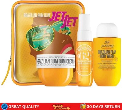 Sol de Janeiro Bum Bum Jet Set - Cream, Gel, Mist - Free UK Delivery