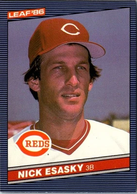 1986 Leaf Nick Esasky #162 Cincinnati Reds Baseball Card - Image 1 of 2
