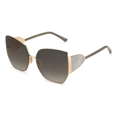 Gafas de sol Jimmy Choo JC RIVER/S 763 HA 61 mm dorado barro/gris degradado lentes Foto 1 de 4