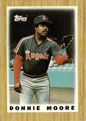1987 Topps Major League Leaders Minis #46 Donnie Moore - Image 1 of 2