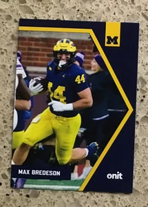 2025 Michigan Wolverines Football ONIT Athlet Captain Max Bredeson KOSTENLOSER Versand - Bild 1 von 1