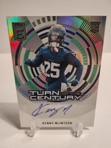 2023 Panini Donruss Elite Turn of the Century /249 Kenny McIntosh Rookie Auto RC - Bild 1 von 2