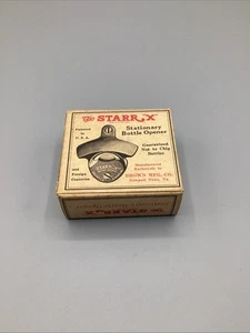 Vintage 1960 PEPSI COLA BOTTLE OPENER WALL MOUNTED STARR X W/Original Box *RARE* - Picture 1 of 6