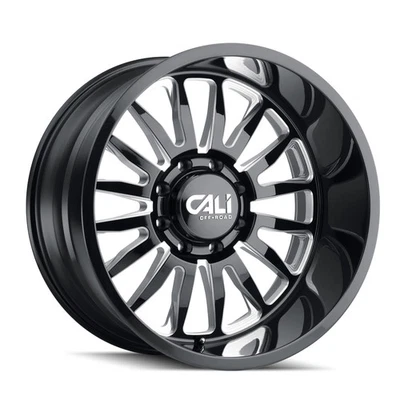 Cali Off-Road Wheels 9110 Summit 20x10 -25 Gloss Black Milled 8x170 (QTY 1) - Imagem 1 de 4